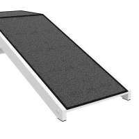 PawHut oprit voor huisdieren met antislip tapijt 125 cm x 40 cm x 35,5 cm(m-11)