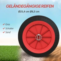 SPORTNOW Transportwagen Verstelbare Kajakwagen tot 100 kg met Spanbanden(m-6)