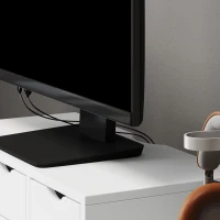 HOMCOM Monitor Stand Riser with 3 Drawers, Monitor Riser for Laptop, Computer, PC, Small Printer, 51 x 24 x 13cm, White(m-9)