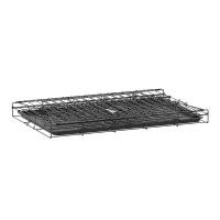PawHut 30"(76 cm) Car Dog Crate Collapsible Slanted Travel Small Dog Cage with Tray & Handle 76L x 48W x 53H cm(m-13)