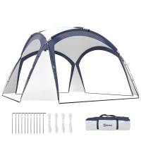 Campingtent tuintent feesttent partytent zonwering glasvezelstang(m-15)