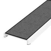 PawHut oprit voor huisdieren met antislip tapijt 125 cm x 40 cm x 35,5 cm(m-12)