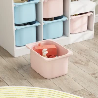 AIYAPLAY Toy Storage Organiser, Three-Layer Kids Toy Storage Units, with Removable Bins, for Ages 3-8 Years, Multi-colour(m-7)