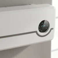 HOMCOM Muurverwarmer voor wandmontage 2000W keramische wandverwarming met ventilator, afstandsbediening, 2 verwarmingsstanden, LED-display(m-12)