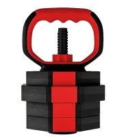 SPORTNOW 6-in-1 halterset – verstelbaar 20 kg voor krachttraining thuis(m-11)