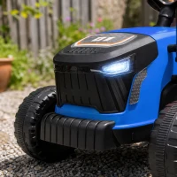 AIYAPLAY Elektrischer Kindertraktor, Aufsitz-Traktor mit Fernbedienung, Soft-Start, für Kinder im Alter von 3-8 Jahren, Blau(m-9)
