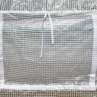 Outsunny Serra per Orto 6x3x2m con 8 Finestre e Porta Avvolgibile, in Acciaio e PP, Verde(m-9)