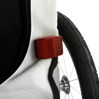 PawHut 2-in-1 Hondenfietskar & Buggy Opvouwbaar voor kleine en middelgrote honden tot 20 kg, lichtgrijs(m-13)