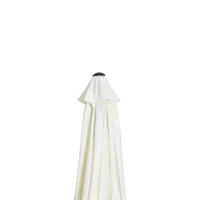 Outsunny Ombrellone da Giardino Inclinabile 2.3x2.2m con Manovella, Palo in Metallo e 6 Stecche, Crema(m-16)