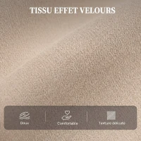 HOMCOM Fauteuil Releveur Électrique, Fauteuil Relax Électrique en Velours avec Dossier Inclinable, Télécommande, Marron(m-6)