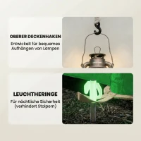 Outsunny Aufblasbares Zelt 3 Personen Schneller Aufbau Outdoor Camping Zelt mit Luftpumpe Meshfenster abnehmbar Dach(m-9)