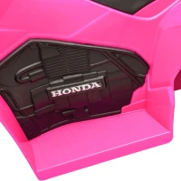 AIYAPLAY Elektro-Kinderquad, LED-Licht, Hupe, breite Reifen, bequemer Sitz, rutschfeste Griffe, Rosa(m-9)