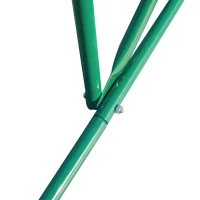 Outsunny Serra a Tunnel con 8 Finestrelle Laterali e Ingresso Avvolgibile, in PE e Acciaio, 6x3x2 m, Verde(m-9)