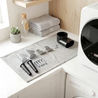 HOMCOM Mini Uscător de Rufe Portabil, 4 kg, Display LED, Compact 800W, ABS,  Tambur din Oțel Inoxidabil, Alb(m-9)
