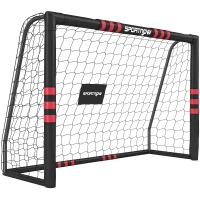 SPORTNOW Poartă de fotbal pentru grădină 1,8 x 1,2 m pentru adolescenți & adulți Poartă robustă pentru exterior cu plasă și protecție, ancore de sol(m-1)