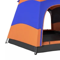 Outsunny Quick-Up Waterdicht Maken Tent - Dubbelwandige Familie Tent voor 4-6 Personen, Snel Op Te Zetten(m-12)