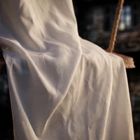 HOMCOM 170cm Animated Hanging Swing Ghost Halloween Decoration, Sound Touch Activated Ghost Halloween Animatronic(m-11)
