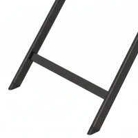 Outsunny Opvouwbare Tuinetafel 70x70 cm, Weerbestendige Balkontafel met Rasterontwerp Vierkant Zwart(m-13)