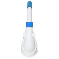 Outsunny elektrischer Poolsauger mit Akku Filter Poolreiniger Pool Handsauger Bodensauger Blau+Weiß 65 x 20 x 17 cm(m-9)
