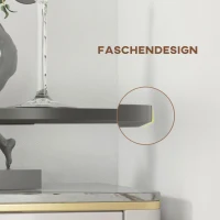 HOMCOM Bartisch Stehtisch, Tisch für 2 Personen, 70 x 70 x 102 cm, Schwarz(m-8)