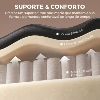HOMCOM Cadeira de Escritório Ergonômica Ajustável Reclinável até 155° Giratória 360° com Apoio para os Pés para Estúdio Preto(m-6)