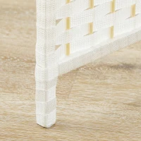 HOMCOM Paravent interieur en bois 6 panneaux 240 x 170 cm séparateur de pièce pliable pour salon, chambre à coucher, naturel(m-10)