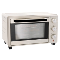 HOMCOM 21L Mini Countertop Oven, 100°C-230°C Adjustable Temp - White