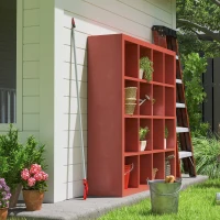 Outsunny Tijeras de Podar de Jardín 180 cm con Mango de Aluminio Ligero y Resistente Cuchilla Metálica para Poda de Ramas Altas Plata(m-10)