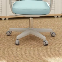Vinsetto Bürostuhl, Ergonomisch Schreibtischstuhl mit Drehfunktion, Höhenverstellbar 55 x 48 x 82,5-94,5 cm Grün(m-9)