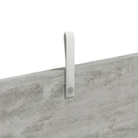 HOMCOM Baú de Arrumação Banco de Arrumação com Tampa Dobrável e Dobradiças de Segurança 80x40x45 cm Cinza(m-10)