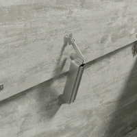 HOMCOM Coffre de Rangement, Banc de Rangement avec Couvercle Rabattable et Charnières de Sécurité, 80 x 40 x 45 cm, Gris(m-10)
