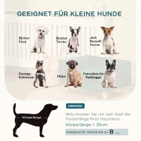 PawHut Hundesofa Hundebett Hundecouch aus Samt mit Rückenlehne, Holzbeine, Kissen, bis zu 8 kg 64 x 45 x 36 cm Blau(m-7)