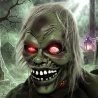 HOMCOM Halloween Decoration Halloween Animatronic Crawling Zombie with Light-Up Eyes and Creepy Sound(m-9)