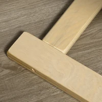 HOMCOM Accentstoel, Relaxfauteuil met Verstelbaar Voetgedeelte, Berkenhouten Frame, tot 120 kg, 66,5 x 94 x 100 cm, Grijs(m-9)