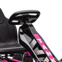 AIYAPLAY Kart à pédales pour enfants, karting enfant 3 à 6 ans avec roue libre, frein, roues EVA antidérapantes, rose(m-11)