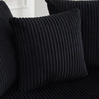 Divano letto con portabicchieri su entrambi i lati e bracciolo pieghevole, 129x170x70 cm, Nero(m-12)