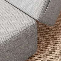 HOMCOM Colchón Plegable 200x90 cm Colchón Plegable de 15 cm Colchón Portátil para Suelo con Funda Lavable Certificado Oeko-Tex(m-7)