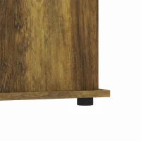 HOMCOM Arcón de Almacenamiento con Tapa Abatible y Bisagras de Seguridad 80x40x45 cm Marrón(m-7)