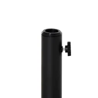 Outsunny Parasolvoet van Cement 14kg Rond met Rotanlook voor Parasol 35mm/38mm/48mm Diameter(m-12)