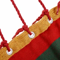 Outsunny Hangstoel zwevende stoel hangmat stoel gestoffeerde stoel buiten 100 x 60 cm tot 120 kg(m-11)