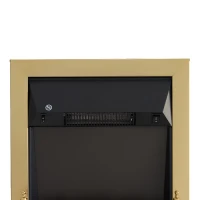 HOMCOM Elektrische kachel haardkachel 2000 W elektrische haard wandhaard vlameffect(m-8)