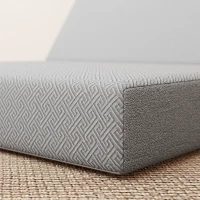 HOMCOM Colchón Plegable 200x90 cm Colchón Plegable de 15 cm Colchón Portátil para Suelo con Funda Lavable Certificado Oeko-Tex(m-6)