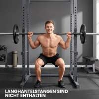SPORTNOW halterplaat, set van 2 stuks, 10 kg per plaat, drie handgrepen, vloerbeschermende rubberen hoes, metaal(m-8)