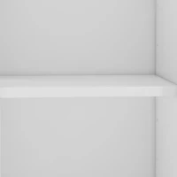 Sapateira com 3 portas basculantes, poupa-espaço com design ondulado moderno, 90x25x121 cm, Branco(m-9)