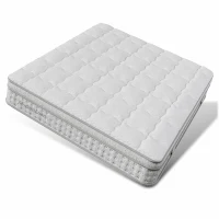 Cama estofada 140x200 cm com colchão, sistema de elevação a gás com arrumação, estrado de ripas metálicas e cabeceira estofada em linho, 210x145x117 cm, Cinzento(m-9)