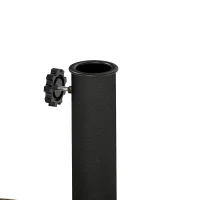 Outsunny Halfronde zonneschermstandaard zonneschermvoet schermvoet hars 50 x 31 x 32 cm 9 kg(m-11)