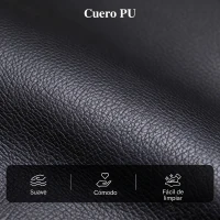 HOMCOM Poltrona de Massagem Reclinável com 2 Zonas de Massagem 8 Programas e 5 Níveis de Intensidade 68x88x98 cm Preto(m-6)