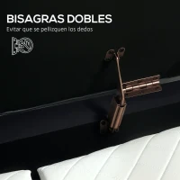 HOMCOM Banco Arcón de Entrada Ovalado 72 L con Tapa Abatible Asiento Acolchado en Terciopelo Negro(m-9)