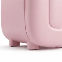 HOMCOM Mini Koelkast Beauty Fridge, 4 L Inhoud, 20,3 x 26,3 x 28 cm, Roze(m-13)