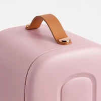 HOMCOM Mini Koelkast Beauty Fridge, 4 L Inhoud, 20,3 x 26,3 x 28 cm, Roze(m-10)